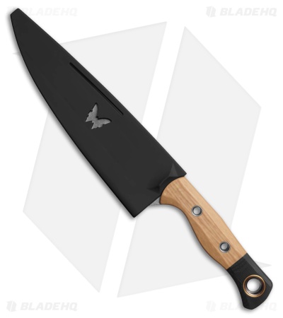 Benchmade 8" Fixed Blade Chef Knife Maple Valley Richlite/Black G-10 (8" SW)