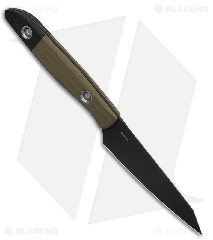Benchmade True Paring Fixed Blade Knife OD Green G-10 (4.1" DLC) 4045BK-01