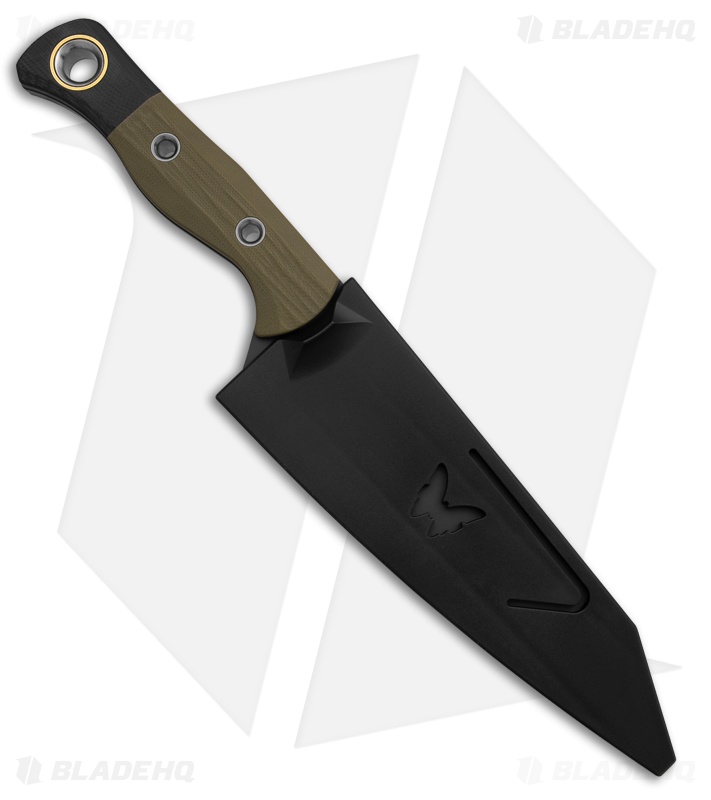 Benchmade Wildcoast Fixed Blade Knife OD Green G-10 (6.8" DLC) 4070BK-01