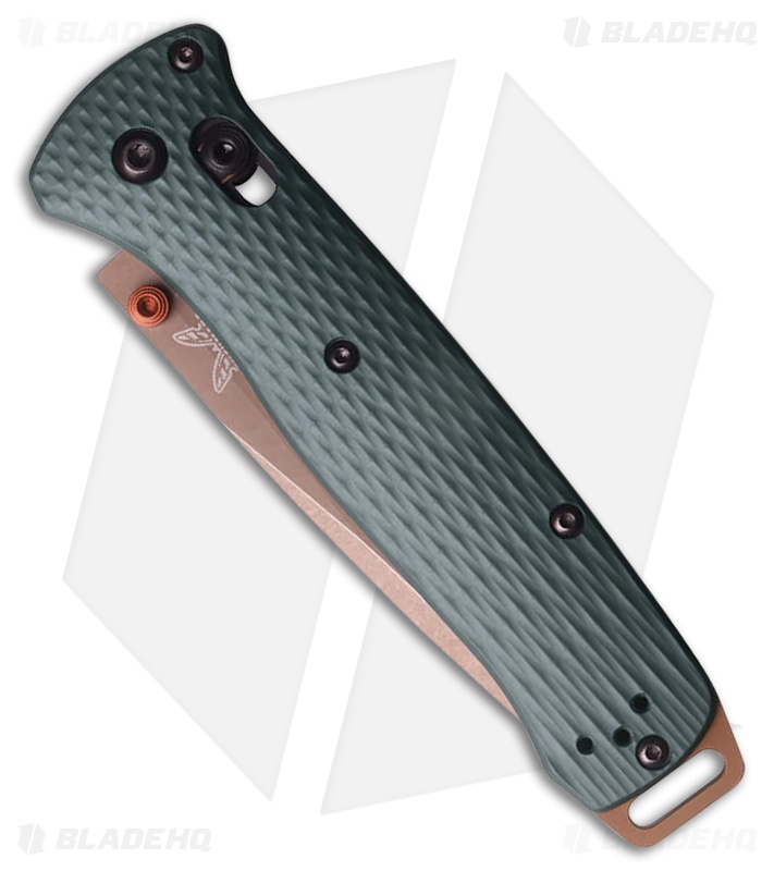 Benchmade Bailout AXIS Lock Knife Taiga Green Al (3.4" FDE) 537FE-2601