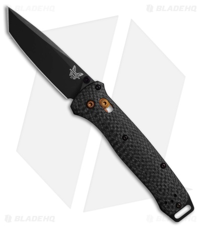 Benchmade Bailout AXIS Lock Knife Carbon Fiber Copper Hardware (3.4" Cerakote)