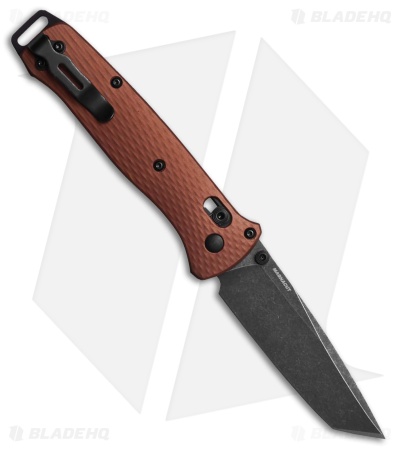 Benchmade Bailout AXIS Lock MagnaCut Knife Burnt Copper Al (3.4" DLC Battlewash)