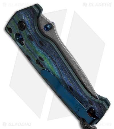 Benchmade Limited Edition Mini Adira Thermocline G-Carta (3.2" Damasteel)