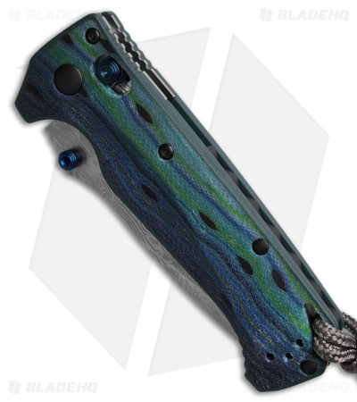 Benchmade Limited Edition Mini Adira Thermocline G-Carta (3.2" Damasteel)