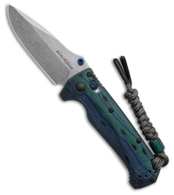 Benchmade Limited Edition Mini Adira Thermocline G-Carta (3.2" Damasteel)
