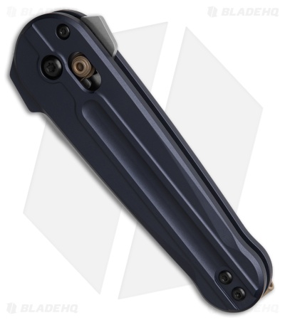 Benchmade Lowden AXIS Lock Knife Crater Blue Aluminum (2.8" Satin) 491