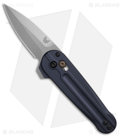 Benchmade Lowden AXIS Lock Knife Crater Blue Aluminum (2.8" Satin) 491