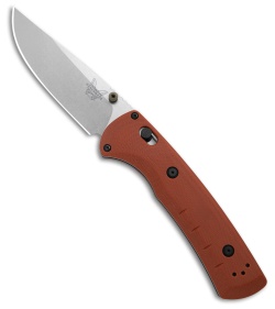 Benchmade SlipRidge AXIS Lock Knife Rust Orange G-10 (3.5" SW MagnaCut) 15090-01