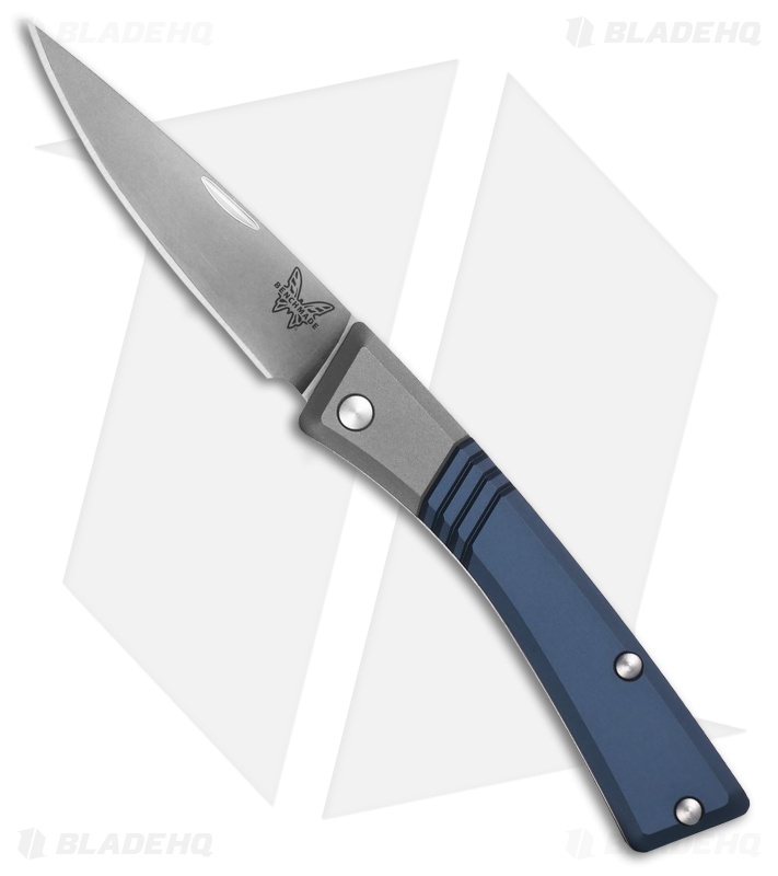 Benchmade Successor Slip Joint Knife Ash Gray/Crater Blue Al (2.6" Satin) 315