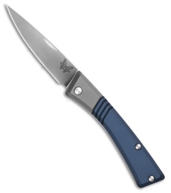 Benchmade Successor Slip Joint Knife Ash Gray/Crater Blue Al (2.6" Satin) 315