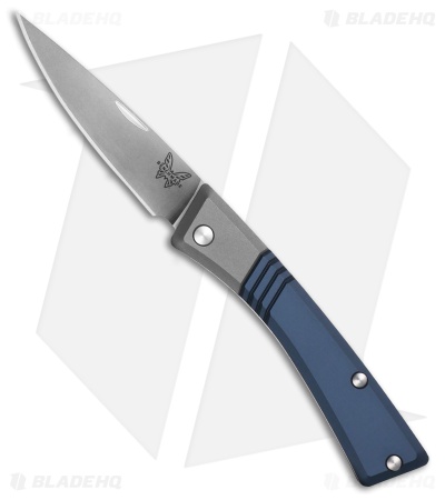 Benchmade Successor Slip Joint Knife Ash Gray/Crater Blue Al (2.6" Satin) 315
