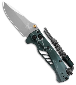 Benchmade x Abel Mini Adira LE AXIS Lock Knife Dark Waters Lightning (3.2" SW)
