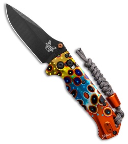 Benchmade x Abel Mini Adira LE Knife Brown Trout Flank (3.2" Monarch Damasteel)