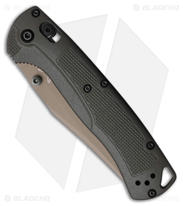 Benchmade Taggedout AXIS-Lock Knife Deep Olive Grivory (3.5" Elmax) 15536TN-02