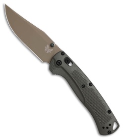 Benchmade Taggedout AXIS-Lock Knife Deep Olive Grivory (3.5" Elmax) 15536TN-02