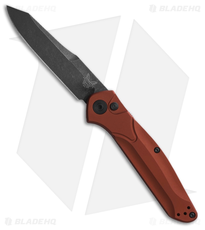 Benchmade Osborne Automatic Knife Burnt Copper Aluminum (3.4" Black SW) 9400BK-03