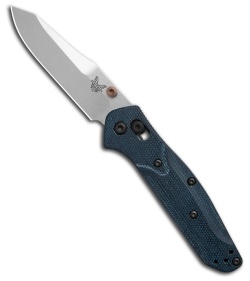 Benchmade Mini Osborne 945-04 AXIS Lock Knife Denim Micarta (2.9&quot; SW M390) | 219451