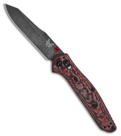 Benchmade LE 940 Osborne AXIS Lock Knife Lava Flow Fatcarbon (3.4" DLC BW)