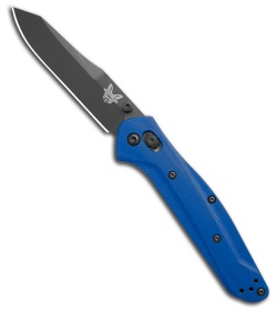 Benchmade 940 Osborne Zero Forks AXIS Lock Knife Blue G-10 (3.4&quot; Black) | 229342