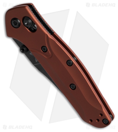 Benchmade Mini Osborne AXIS Lock Knife Burnt Copper Al (2.9" Black SW) 945BK-03