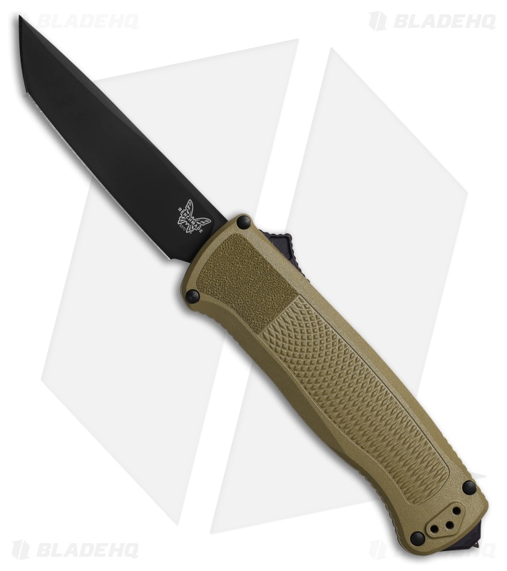 Benchmade Shootout D/A OTF Tanto Knife Ranger Green (3.5" Black S30V) 5370BK-11