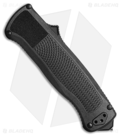 Benchmade Shootout D/A OTF Drop Point Knife Black (3.5" Satin S30V) 5371-04