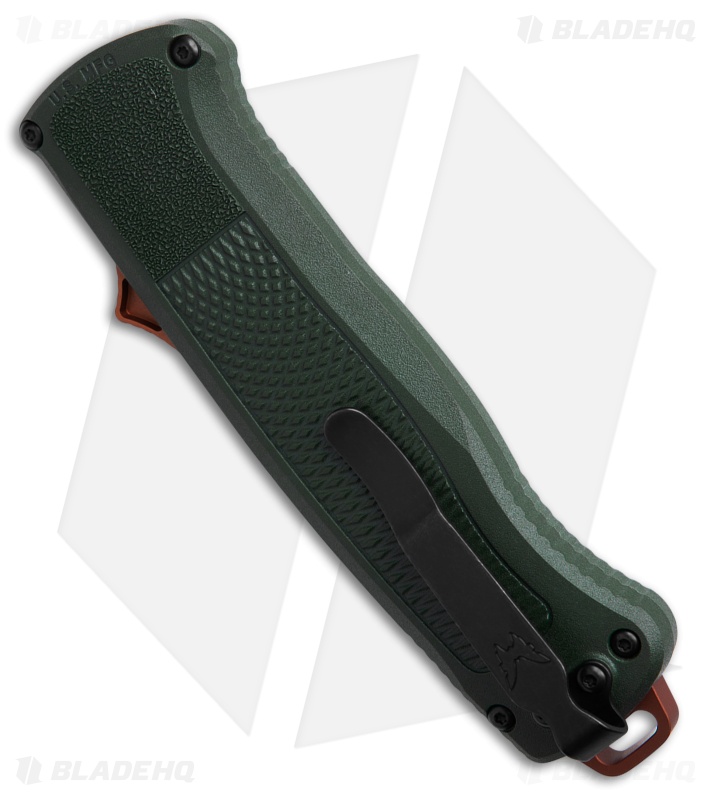 Benchmade Shootout D/A OTF Automatic Knife Taiga Green Grivory (3.5" FDE)