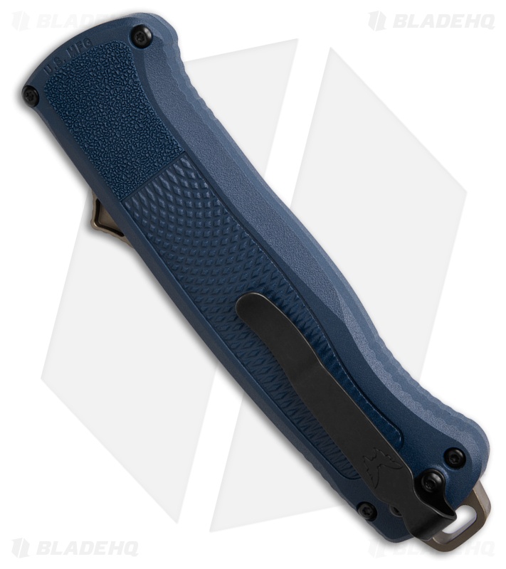Benchmade Shootout D/A OTF Tanto Knife Crater Blue (3.5" FDE PVD S30V) 5370FE-09