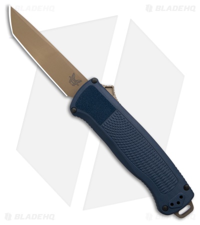 Benchmade Shootout D/A OTF Tanto Knife Crater Blue (3.5" FDE PVD S30V) 5370FE-09