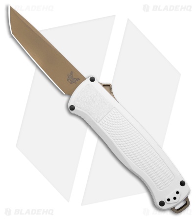Benchmade Shootout D/E OTF Tanto Knife Cool Gray (3.5" FDE PVD S30V) 5370FE-10
