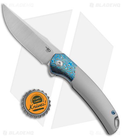 Bestech Knives Supernova Liner Lock Knife Titanium (3.07" Satin) BT2111D