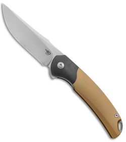 Bestech Knives Supernova Liner Lock Knife Gold Titanium (3.07" Satin) BT2111B