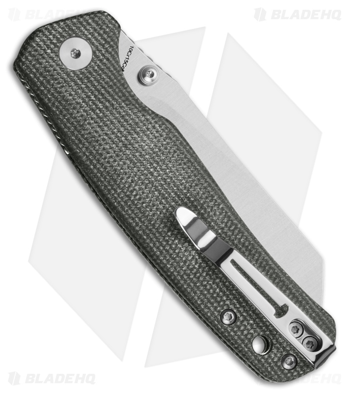Bestechman Cicada's Wing Top Liner Lock Knife Gray Micarta (3.15" Satin)