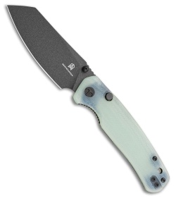 Bestechman Cicada's Wing Top Liner Lock Knife Jade G-10 (3.15" Black)