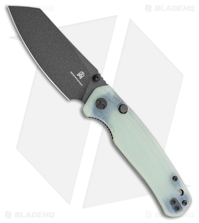 Bestechman Cicada's Wing Top Liner Lock Knife Jade G-10 (3.15" Black)