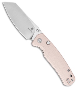 Bestechman Cicada's Wing Top Liner Lock Knife Champagne G-10 (3.15" Satin)