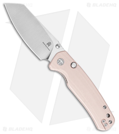 Bestechman Cicada's Wing Top Liner Lock Knife Champagne G-10 (3.15" Satin)