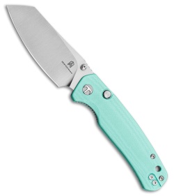 Bestechman Cicada's Wing Top Liner Lock Knife Light Blue G-10 (3.15" Satin)
