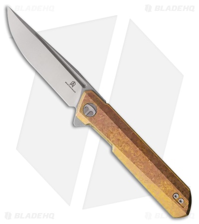 Bestechman Dundee Frame Lock Knife Bronze Crystalized Titanium (3.5" Satin)