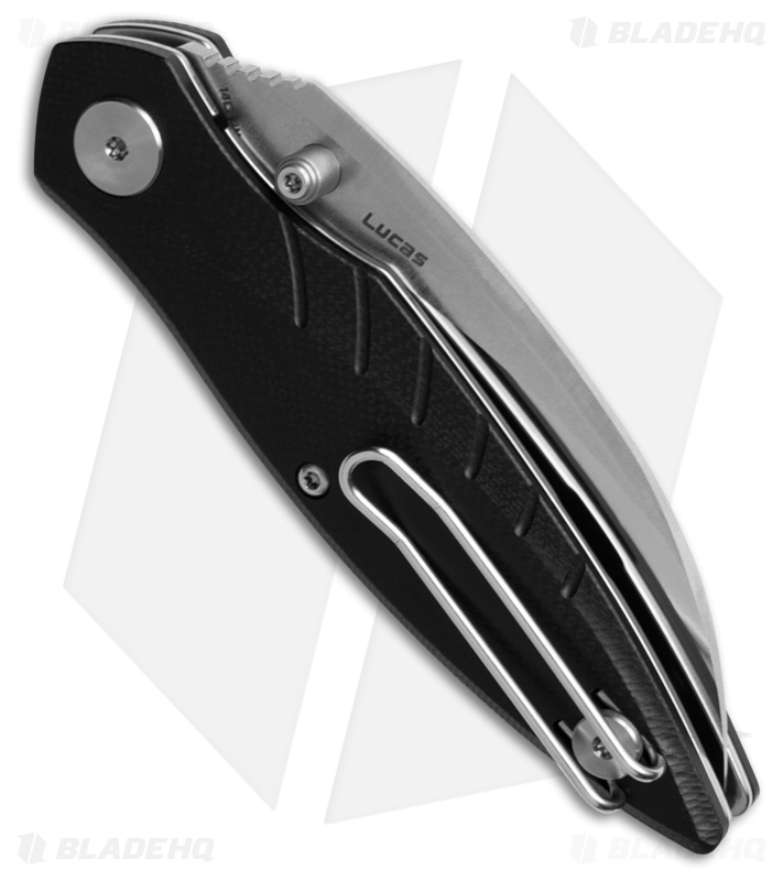 Bestech Knives Mantidae Liner Lock Knife Black G-10 (2.9" Satin/Stonewash) BG60A