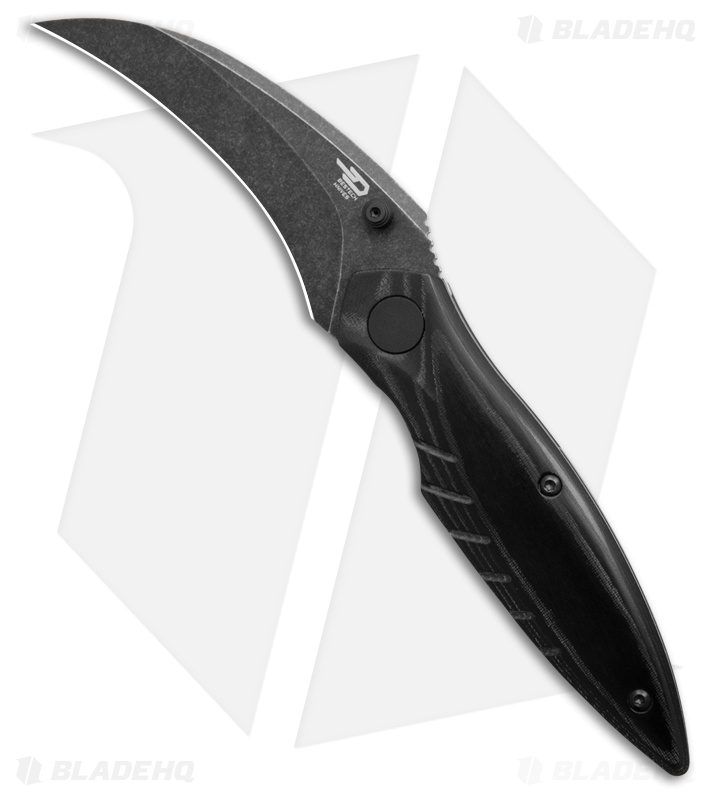 Bestech Knives Mantidae Liner Lock Knife Black Micarta (2.96" Black) BG60D