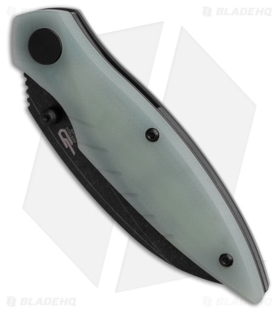 Bestech Knives Mantidae Liner Lock Knife Jade G-10 (2.96" Black SW) BG60C