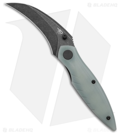 Bestech Knives Mantidae Liner Lock Knife Jade G-10 (2.96" Black SW) BG60C