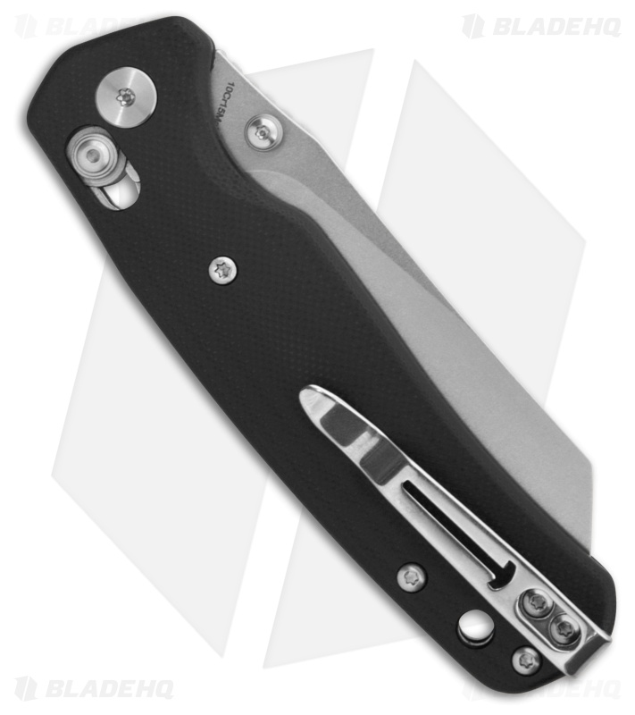 Bestechman Cicada's Wing Bar Lock Knife Black G-10 (3.15" Stonewash) BMK06I
