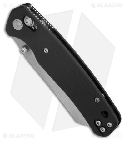 Bestechman Cicada's Wing Bar Lock Knife Black G-10 (3.15" Stonewash) BMK06I