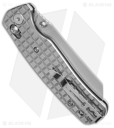 Bestechman Cicada's Wing Bar Lock Knife Frag Pattern Mirror Polish SS (3.15" SW)
