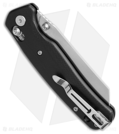 Bestechman Cicada's Wing Crossbar Lock Knife Black G-10 (3.15" Satin) BMK06K