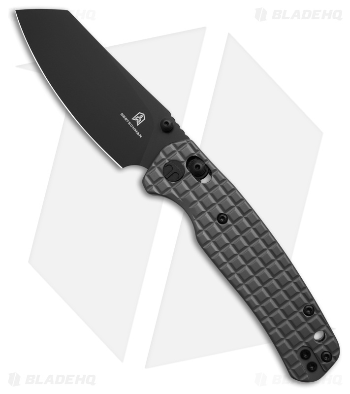 Bestechman Cicada's Wing Bar Lock Knife Frag Pattern Gray PVD SS (3.15" PVD)