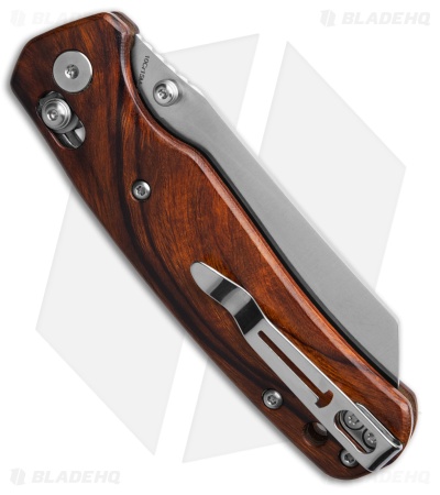 Bestechman Cicada's Wing Bar Lock Knife Desert Ironwood (3.15" Satin)