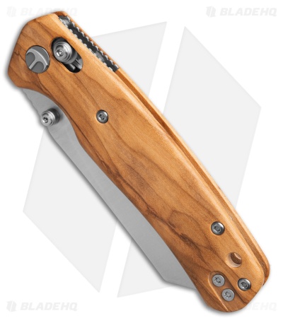 Bestechman Cicada's Wing Bar Lock Knife Olive Wood (3.15" Satin)